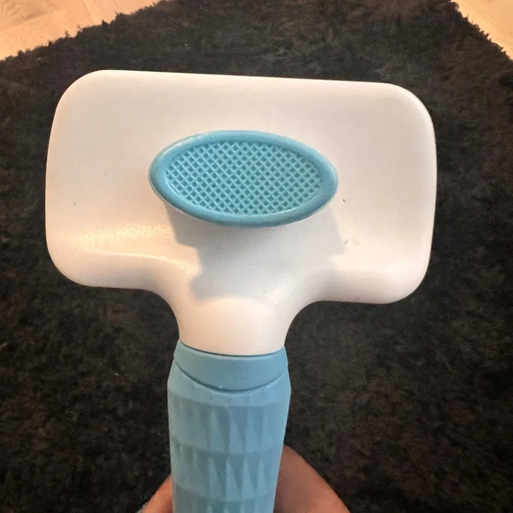Pet Brush with Push Button Hair Removal